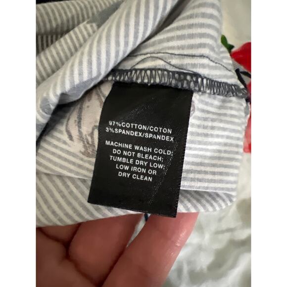 Lafayette 148 New York Caddie Blouse Ink Blue Women’s Size 18 Silk Blend - Picture 6 of 8